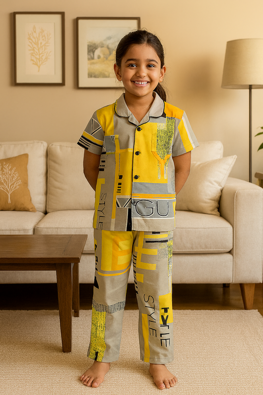 Kids Collar Co-ord Set