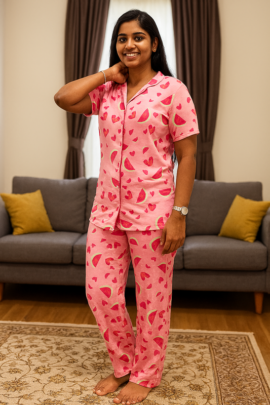Women Collar Co-ord Set