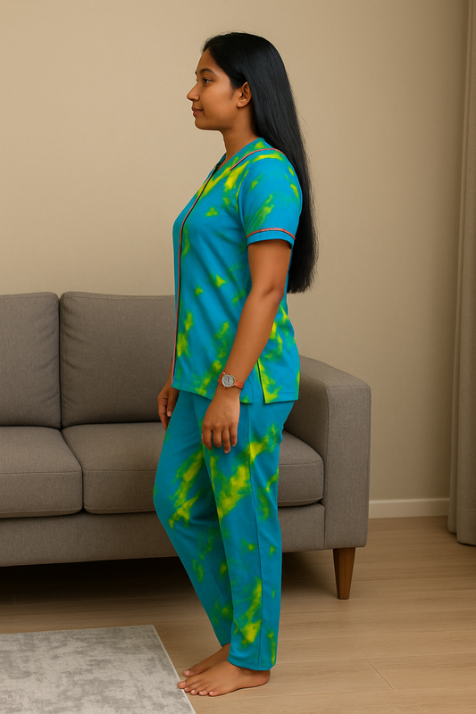 Women Collar Co-ord Set
