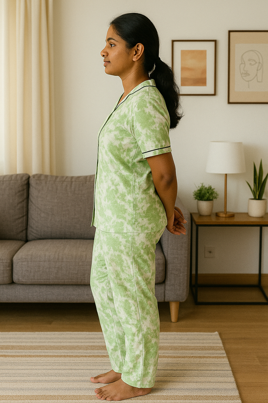 Women Collar Co-ord Set