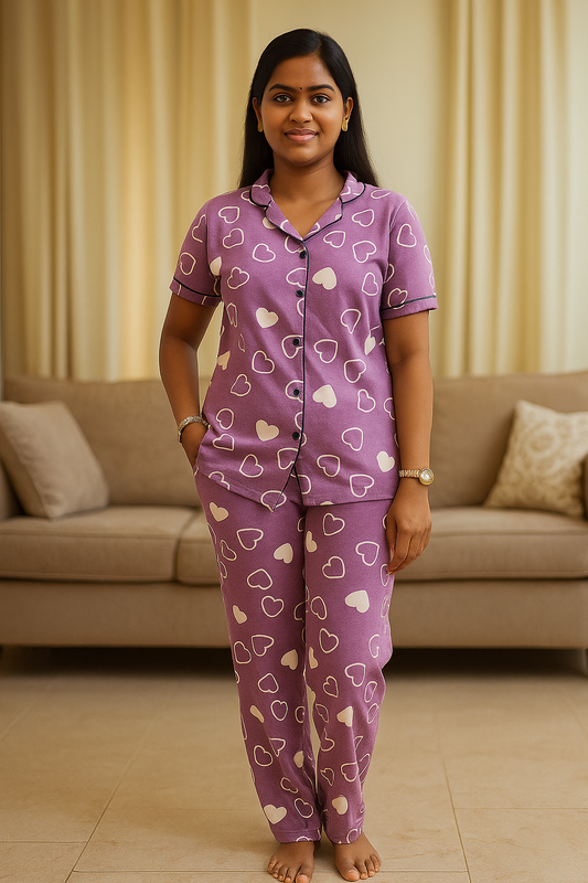 Women Collar Co-ord Set