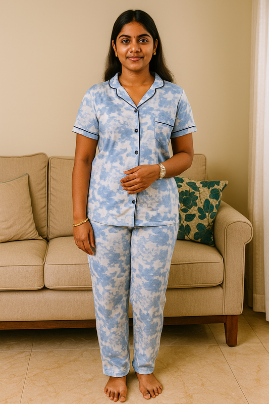 Women Collar Co-ord Set